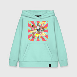 Толстовка детская хлопковая Спорт! Спорт! Спорт!, цвет: мятный