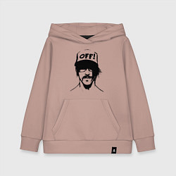 Толстовка детская хлопковая Кидис, цвет: пыльно-розовый