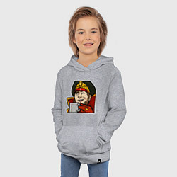 Толстовка детская хлопковая Ciaphas Cain Mug mug, цвет: меланж — фото 2