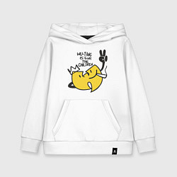 Толстовка детская хлопковая Wu-Tang Is For The Children, цвет: белый