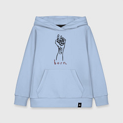 Детская толстовка-худи Half life - born