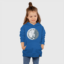 Толстовка детская хлопковая Фермер днем, Геймер ночью, цвет: синий — фото 2