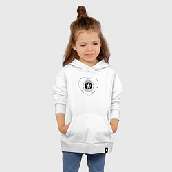 Толстовка детская хлопковая Лого Chelsea в сердечке, цвет: белый — фото 2