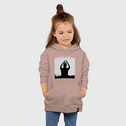 Толстовка детская хлопковая World Violation Tour Depeche Mode, цвет: пыльно-розовый — фото 2