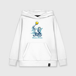 Детская толстовка-худи Водное поло бросок