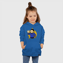 Толстовка детская хлопковая Spoke - vault boy, цвет: синий — фото 2