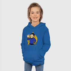 Толстовка детская хлопковая Spoke - vault boy, цвет: синий — фото 2