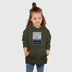 Толстовка детская хлопковая Kikis delivery service poster, цвет: хаки — фото 2