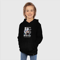 Толстовка детская хлопковая Шэнь Хэ Геншин, цвет: черный — фото 2