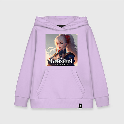 Детская толстовка-худи Геншин Импакт, Наганохара Ёимия / Лаванда – фото 1