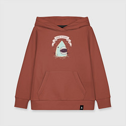 Толстовка детская хлопковая Космос страшный, цвет: кирпичный
