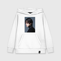Толстовка детская хлопковая Dark side Jimin, цвет: белый