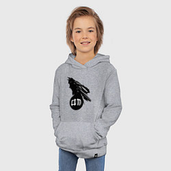 Толстовка детская хлопковая DM Raven, цвет: меланж — фото 2
