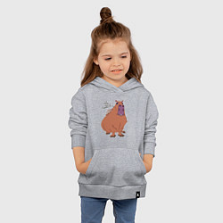 Толстовка детская хлопковая I dont have cannabis, цвет: меланж — фото 2