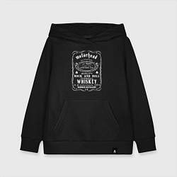 Толстовка детская хлопковая Motorhead в стиле Jack Daniels, цвет: черный