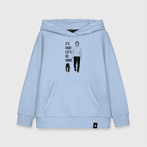 Детская толстовка-худи Its okay lets go home / Мягкое небо – фото 1