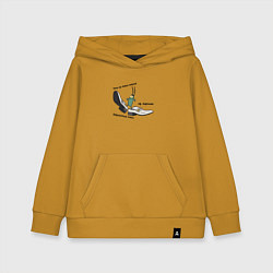 Детская толстовка-худи Планктон в бархатных тягах