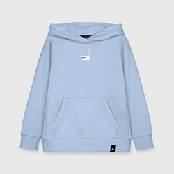 Толстовка детская хлопковая Pantone Best Color, цвет: мягкое небо