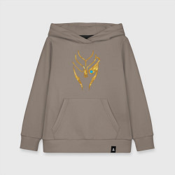 Толстовка детская хлопковая Mass Effect Garrus, цвет: утренний латте