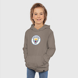 Толстовка детская хлопковая Manchester City FC, цвет: утренний латте — фото 2