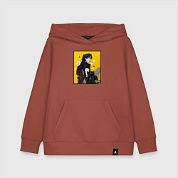 Толстовка детская хлопковая Blade - Honkai Star Rail, цвет: кирпичный
