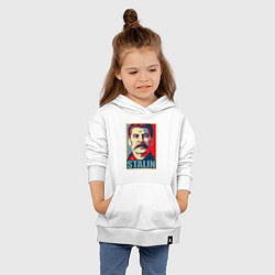 Толстовка детская хлопковая Stalin USSR, цвет: белый — фото 2
