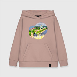 Толстовка детская хлопковая Псков, цвет: пыльно-розовый