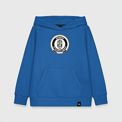 Толстовка детская хлопковая Juventus club, цвет: синий