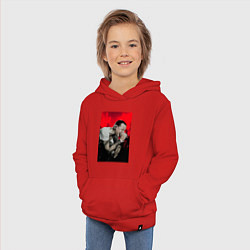 Толстовка детская хлопковая Numb, цвет: красный — фото 2