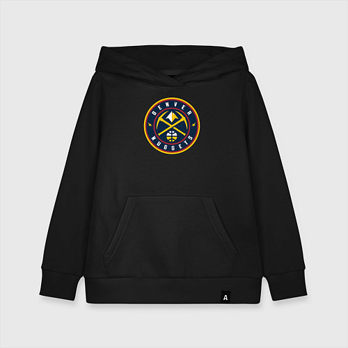 Детская толстовка-худи Denver Nuggets / Черный – фото 1