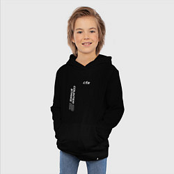 Толстовка детская хлопковая Counter strike 2 - логотип, цвет: черный — фото 2