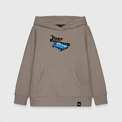 Толстовка детская хлопковая Chevrolet Camaro SS, цвет: утренний латте