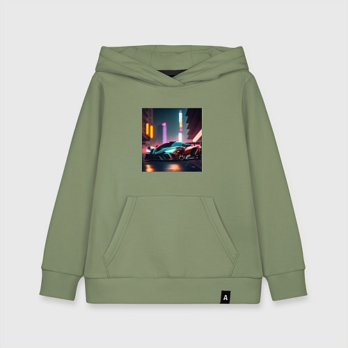 Детская толстовка-худи Суперавто / Авокадо – фото 1