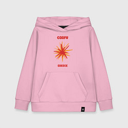 Детская толстовка-худи Корфу - Греция