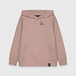 Толстовка детская хлопковая Midjourney, цвет: пыльно-розовый