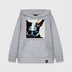 Толстовка детская хлопковая Slipkat Meowa, цвет: меланж