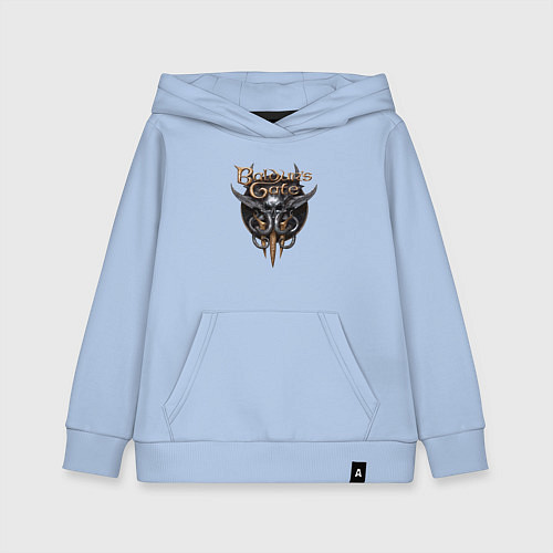 Детская толстовка-худи Baldurs Gate 3 - logotype / Мягкое небо – фото 1