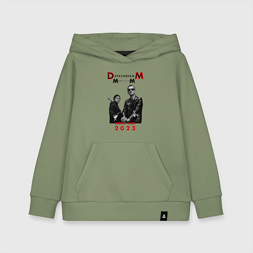 Детская толстовка-худи Depeche Mode 2023 Memento Mori - Dave & Martin 03 / Авокадо – фото 1