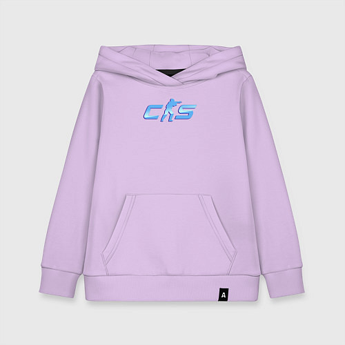 Детская толстовка-худи CS2 blue logo / Лаванда – фото 1