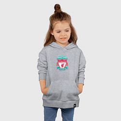 Толстовка детская хлопковая Liverpool fc sport collection, цвет: меланж — фото 2