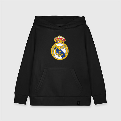 Детская толстовка-худи Real madrid fc sport / Черный – фото 1