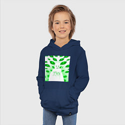 Толстовка детская хлопковая Демон - Phonk, цвет: тёмно-синий — фото 2