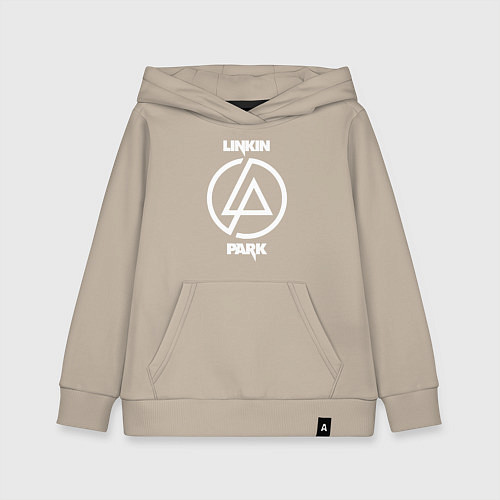 Детская толстовка-худи Linkin Park logo / Миндальный – фото 1