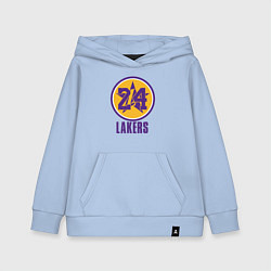 Толстовка детская хлопковая 24 Lakers, цвет: мягкое небо