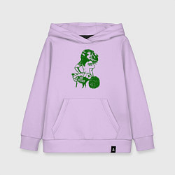 Толстовка детская хлопковая Go Celtics, цвет: лаванда