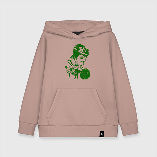 Детская толстовка-худи Go Celtics / Пыльно-розовый – фото 1