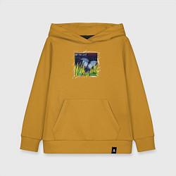 Толстовка детская хлопковая Camouflage - One Fine Day single, цвет: горчичный