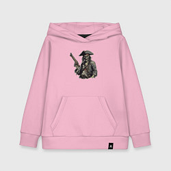 Толстовка детская хлопковая Призрачный пират, цвет: светло-розовый