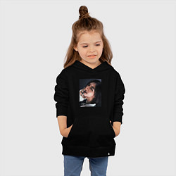 Толстовка детская хлопковая Hyunjin Rock Star Stray Kids, цвет: черный — фото 2