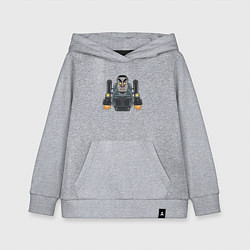 Толстовка детская хлопковая G-Man skibidi toilet, цвет: меланж